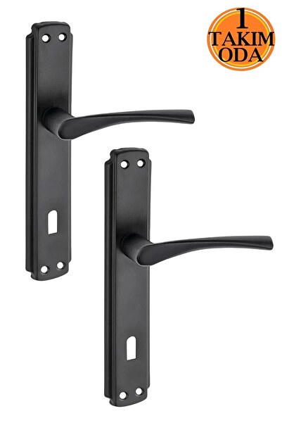 GÜMÜŞ Kapı Kolu Mat Siyah Bravo Aynalı Oda Lüks