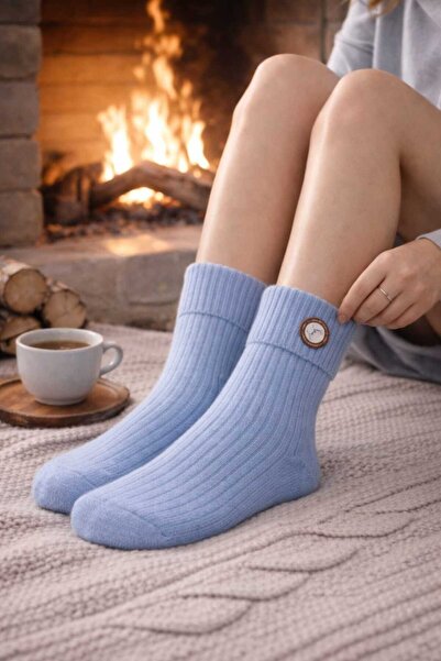 gigigiyim جوارب صوفية نسائية بتفاصيل ملتوية