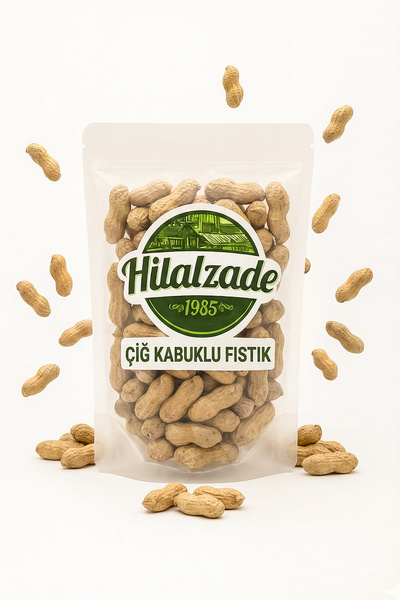 Hilalzade Çiğ Kabuklu Yer Fıstığı Taze Yeni Mahsül Kabuklu Fıstık 1000 Gr