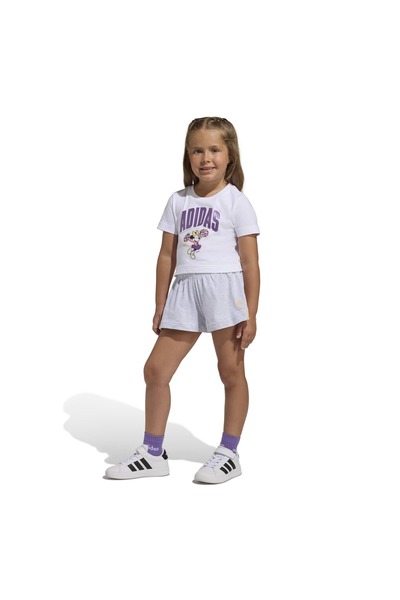 adidas Lg Dy Mi t Set Girl's Sports Bottom - Top Set Jz3564