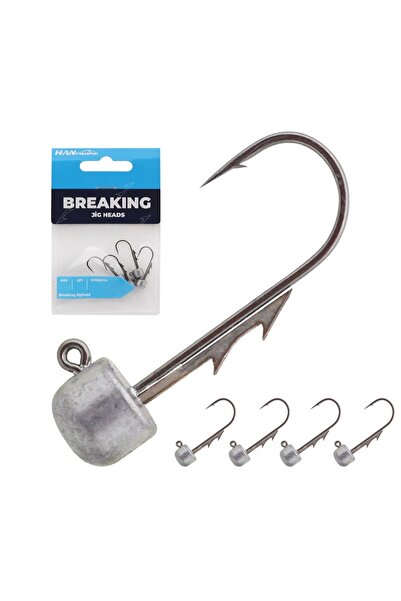 Hanfish Breaking Mushroom Head TPE Kaydırmaz Jighead