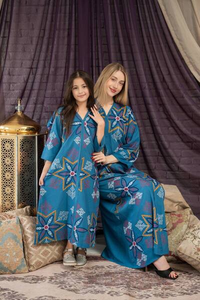 AFandina جلابية رمضان للأم وبنتها | أناقة تجمعكم SM -26 لَمّة العائلة تبدأ بج...