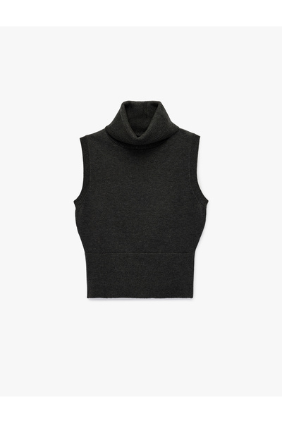 Koton Turtleneck Sleeveless Knitwear Blouse