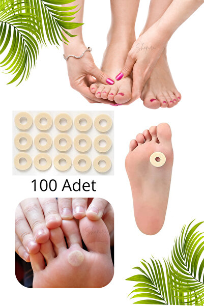 Shopura Ayak Nokta Nasır Pedi Sünger Yastık 100 Adet