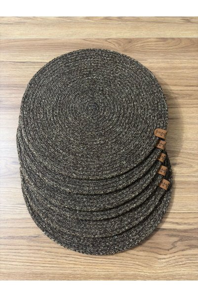 Olea 6 Pieces Brown Placemats/ American Serveware/ Presentation Plate Mats