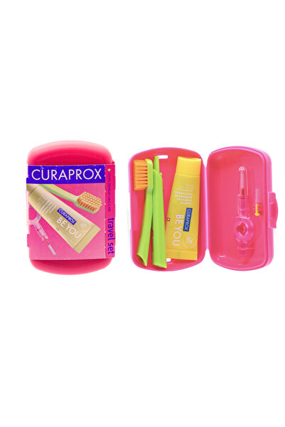 Curaprox مجموعة أدوات العناية بالأسنان للسفر