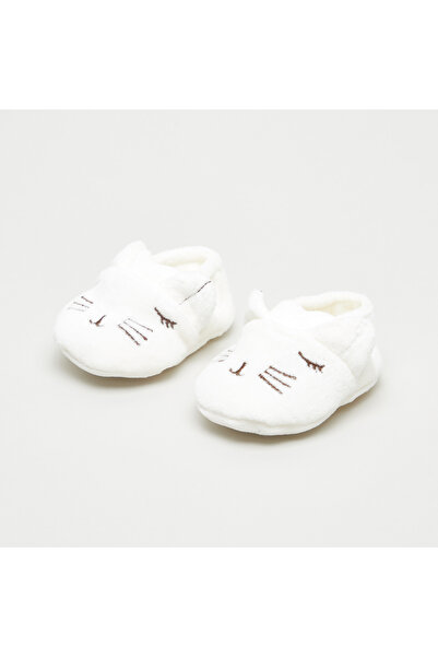 Juniors Embroidered Booties with Applique Detail