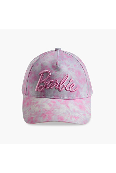 mattel Barbie Embroidered Cap with Hook and Loop Strap Closure
