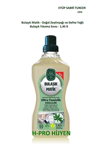 Eyüp Sabri Tuncer Doğal Zeytinyağı ve Defne Yağlı Formül Bulaşık Yıkama Sıvıs...