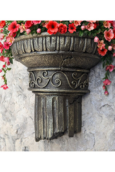 Yaratıcı sanatlar atölyesi Duvar Saksısı Büyük Boy 30 CM Roma Sütunu Tasarım ...