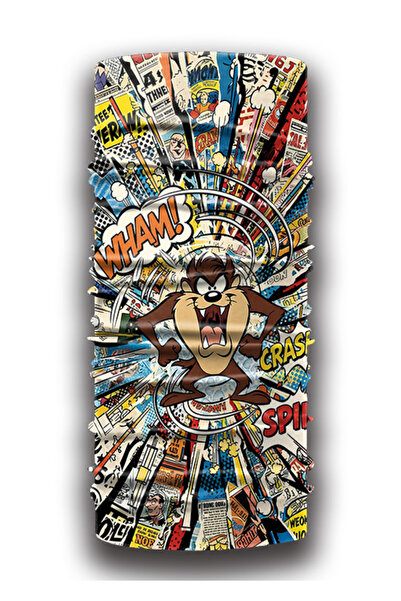 NIFF ; TAZMANYA CANAVARI Motorcu Buff Maske Outdoor Boyunluk Unisex Bandana