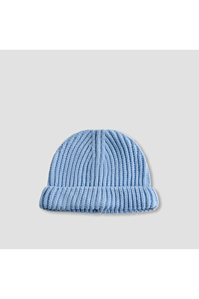 Juniors Baby Boys Beanie with Knitted Texture - Cotton