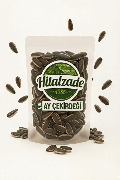 Hilalzade Çiğ Siyah Ayçekirdeği Dube 1.Sınıf Dakota Ayçiçek Çekirdeği 200 Gr