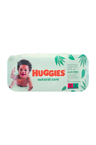 Huggies مناديل ناتشورال كير بخلاصة الصبار، ٥٦ منديل