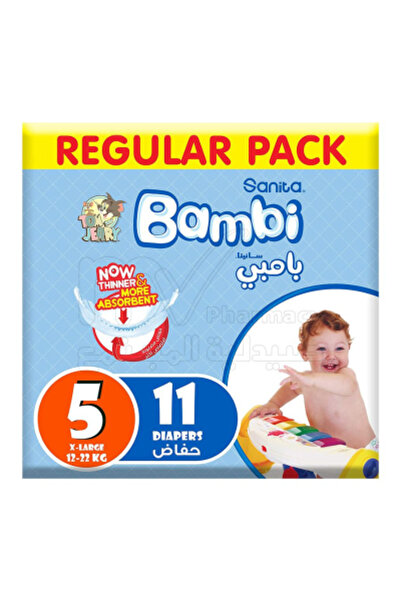 Sanita BAMBI DIAPERS (5) XL 12-22KG 11DIA