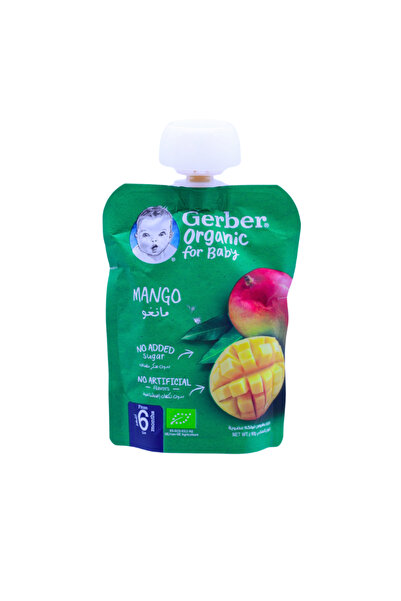 GERBER مهروس مانجو عضوي للأطفال 6 أشهر 90 غرام