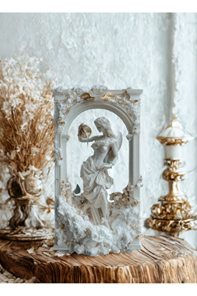 Yaratıcı sanatlar atölyesi Kabartmalı Kadın Figürü Duvar ve Masa Dekoru 3 Boy...