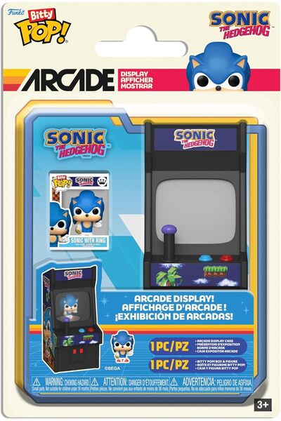 Funko شخصيات ألعاب الفيديو المصغرة من سلسلة بوب!: سونيك القنفذ