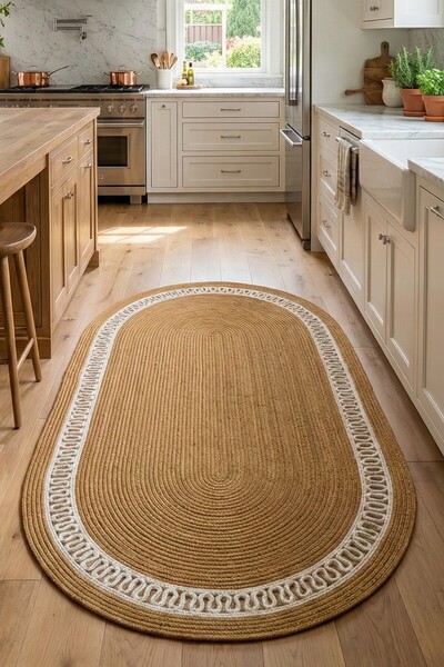 Butterfly Homes Jute Rug, Floor Mat, Kitchen Rug, Bathroom Mat, Living Room Rug, Balcony Mat