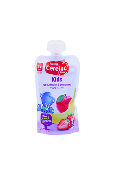 Cerelac تفاح، موز، فراولة 110 غرام