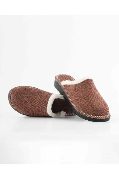 DR KLOMPA Women's House Slippers Plush Lined Winter Closed Toe Non-Slip Sole Warm Comfortable Slippers Bronze