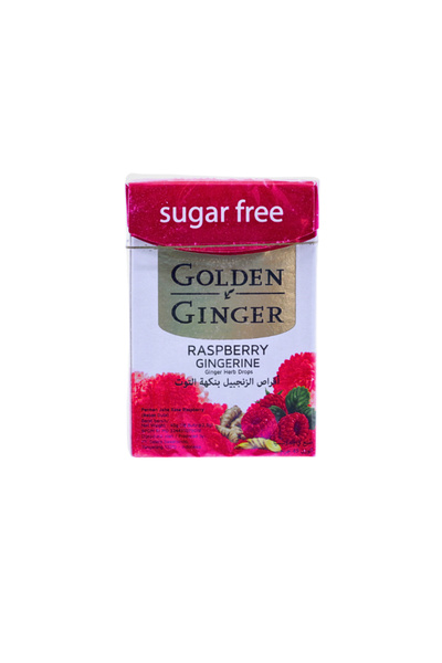 GOLDEN GINGER DROPS RASPBEERY&GINGER SU.FREE 45G
