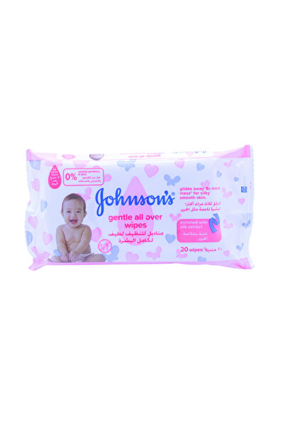 Johnson GENTLE AL OVER WIPES 20WIPES