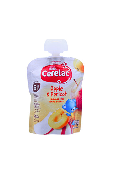 Cerelac مهروس التفاح والمشمش للأطفال 6 أشهر 90 غرام
