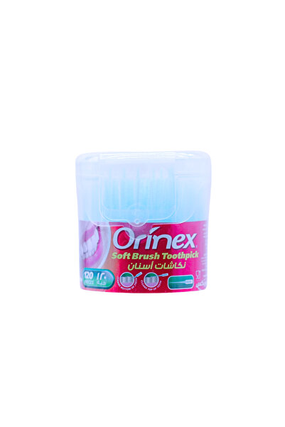 Orinex فرشاة أسنان ناعمة من دين، 120 قطعة