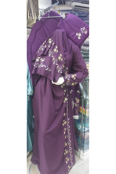 SSDM طقم سجاد عنابي موفي بنفسجي مع الشرشف