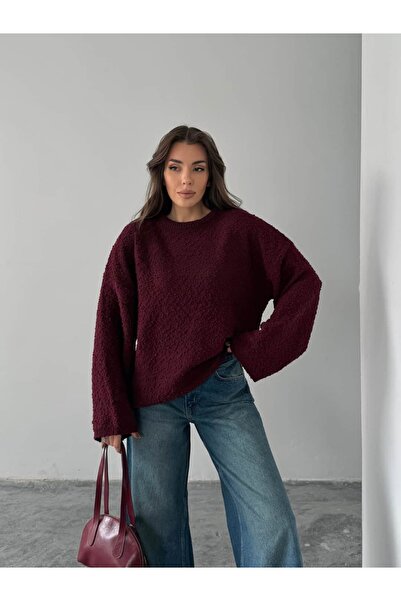 mydukkan.co Crew Neck Boucle Sweater