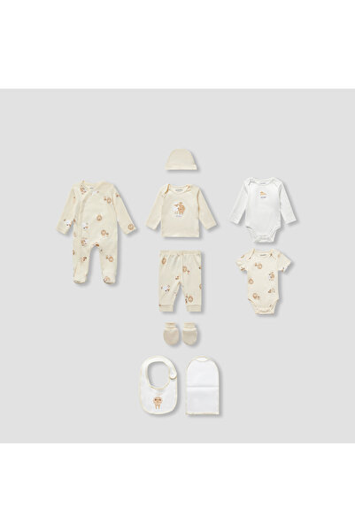 Juniors 9-Piece Girls Gift Set - Cotton - Sleepsuit, Bodysuit, T-shirt, Pyjam...