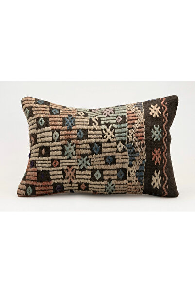 Kilim Whole Sale Vintage Pillow Cushion Cover Made from Handmade Old Kilim, 40X60 Cm, Wool