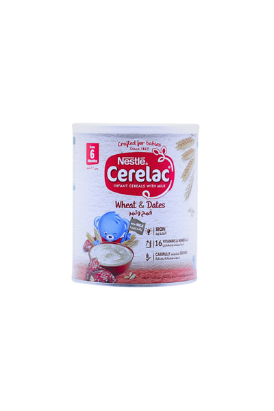 Cerelac WHEAT&DATES W\MILK +6M 1KG