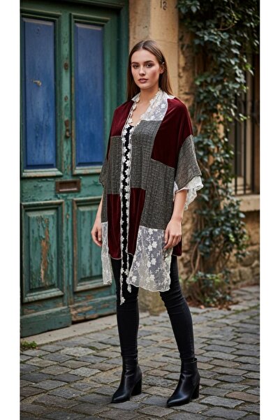 Gönülden Tasarım Lace and Knitwear Design Women's Scarf Shawl 160X40 cm