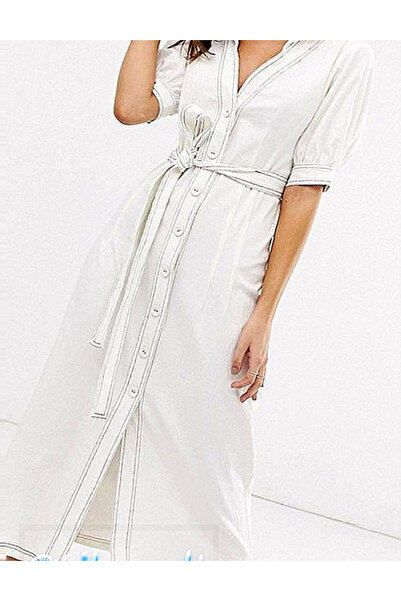 Emory Park midi dress, white