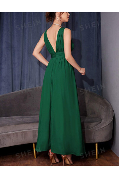 Sheya Shein maxi dress, green