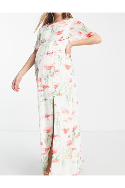 Hope & Ivy maxi dress, mix colors