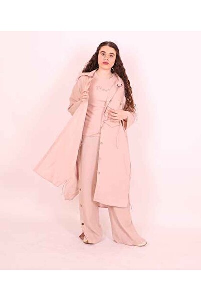 Mamnon Pink blouse with writing