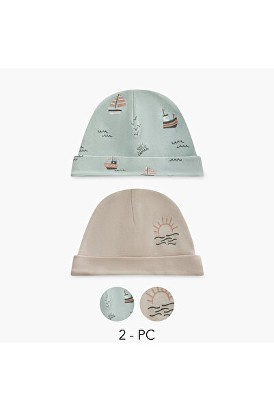 Juniors Printed Cap - Set of 2