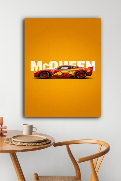 postercraft Cars Şimşek Mcqueen Art Modern Panel Tablo Poster