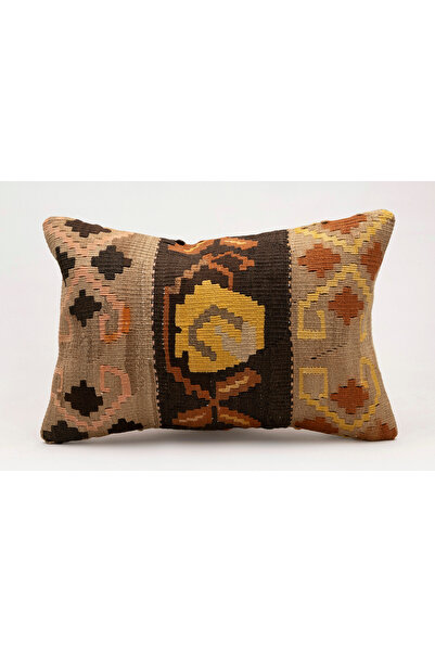Kilim Whole Sale Vintage Pillow Cushion Cover Made from Handmade Old Kilim, 40X60 Cm, Wool