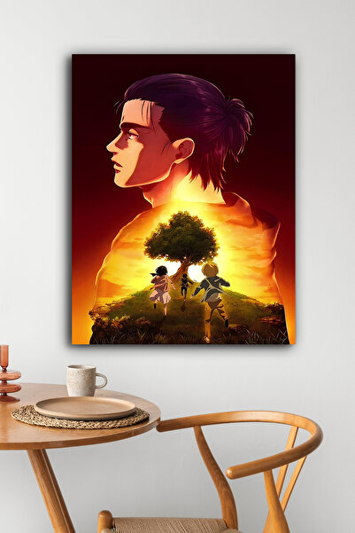 postercraft Attack on Titan Eren Yeager Modern Panel Tablo Poster