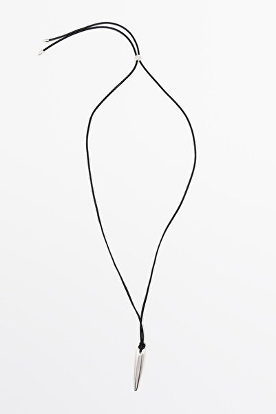 Massimo Dutti Deri pandül kolye