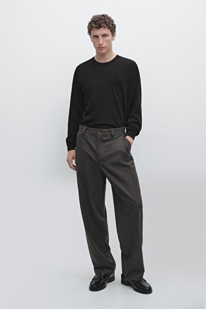 Massimo Dutti Merinos yün triko kazak