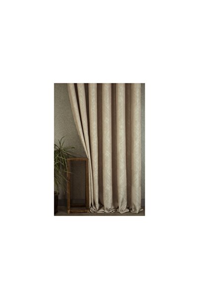 Vivense FON PERDE PRİZMA DESEN AÇIK BEJ 1-3 SIK PİLE 150X260