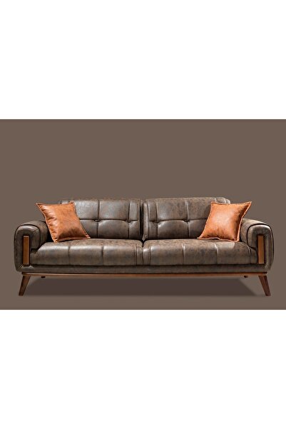 Vivense BAİXA ÜÇLÜ KOLTUK, KAHVE