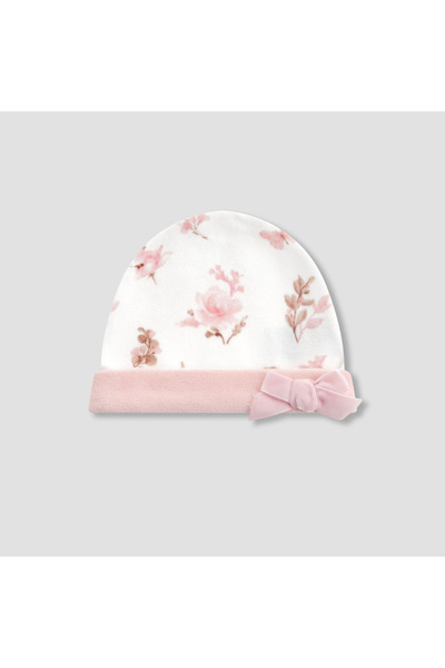 giggles Girls Cap with Floral Print
