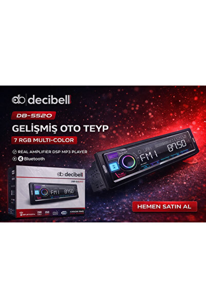 decibel DECİBELL DB-5520 DSP OTO TEYP