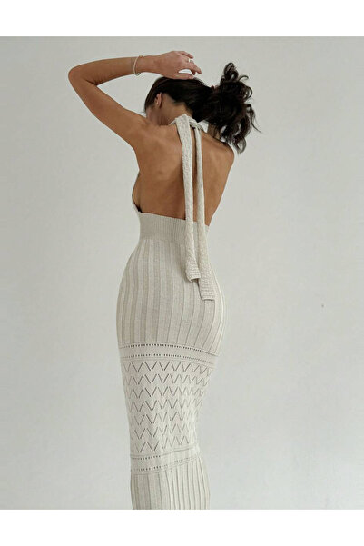 Sheya Shein knitted dress, beige